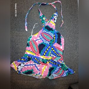 J. Crew Colorful Patterned Blouse